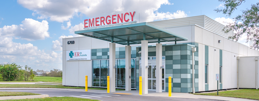 The front entrance of ER at Fruitville