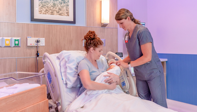 Women's Center labor and delivery suite